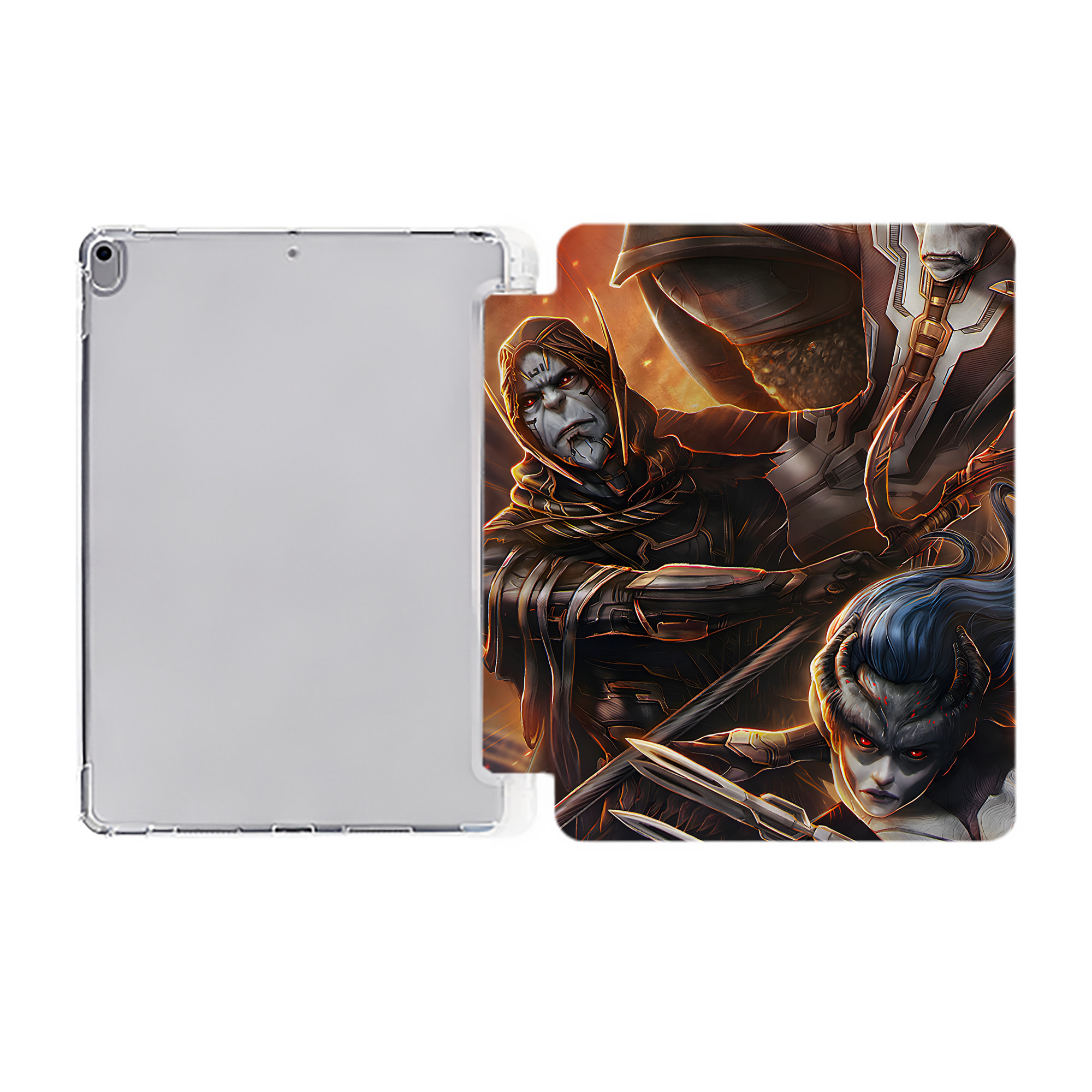 （画像用） アベンジャーズ The Avengers IPad ケース ペン収納付き 三つ折りスタンド PUレザー×シリコン 対応機種9.5/10.5/10.9インチ